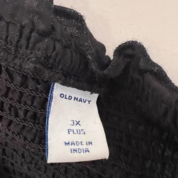 3X Old Navy off the shoulder ruffle dress. - Picture 3 of 3